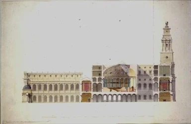 Diseño propuesto - Cámara de los Lores y Gran Corte, 1841
